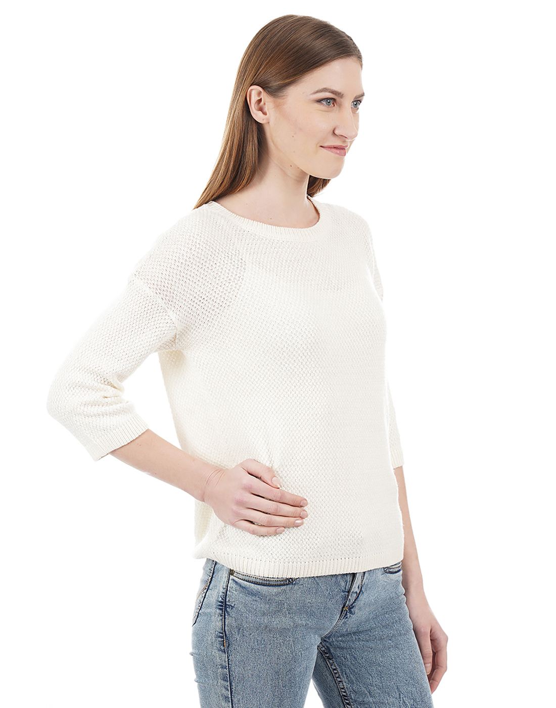 U.S. Polo Assn. Women Self Design Casual Wear Top